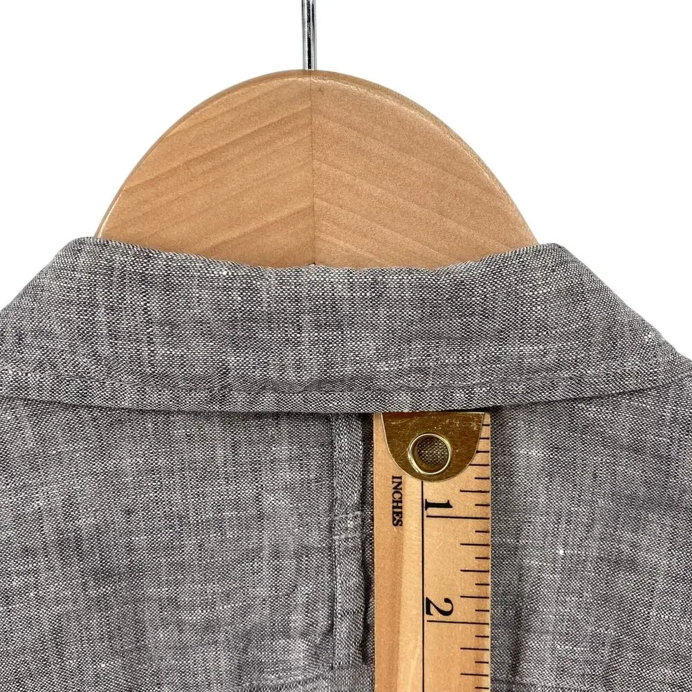 Banana Republic Linen Button Down Shirt Camden Fit Small Mens Breathable Summer